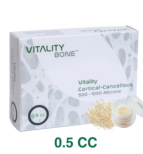 Vitality™ 0.5 CC Mineralized 70/30 Cortical/Cancellous Allograft Blend